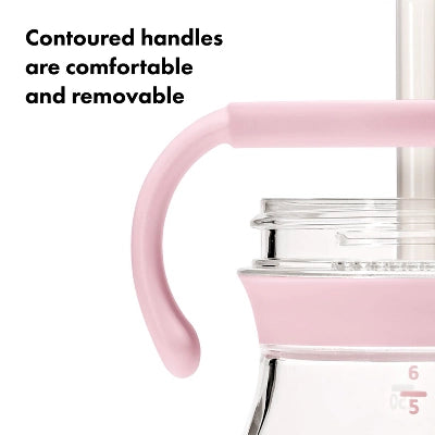 OXO 6oz Tot Transitions Straw Cup With Removable Handles – Blossom