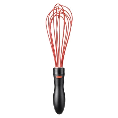 OXO Silicone Whisk – Black/Red