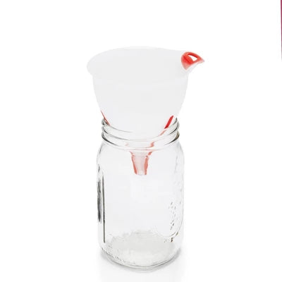 OXO 3pc Funnel Set Red: Plastic, Dishwasher-Safe, Kitchen Funnels For Bottles, Small & Versatile Use