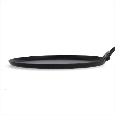 OXO 10″ Steel Crepe Pan With Silicone Sleeve Black