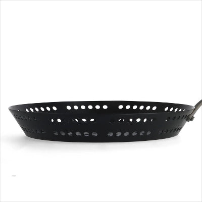 OXO 12″ Steel BBQ Open Frypan With Silicone Sleeve Black