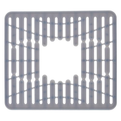 OXO 11.3″ X 12.8″ Silicone Sink Mat Gray: Kitchen Sink Protector & Dish Drying Mat, Machine Washable