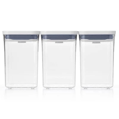 OXO POP 3pc Food Storage Container Value Set White