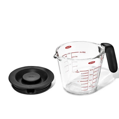 OXO 2c Glass Measuring Cup With Lid