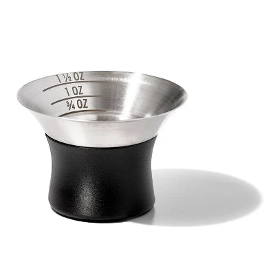 OXO Steel Single Wall Cocktail Shaker: 18oz Stainless Steel, Dishwasher-Safe, Light Silver