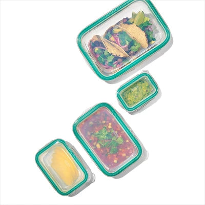 OXO 8pc Smart Seal Rectangle Glass Set
