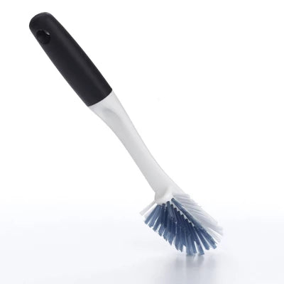 OXO Dish Brush: Nylon Kitchen Scrubber, Reusable Cleaning Tool, White, 11″ Height