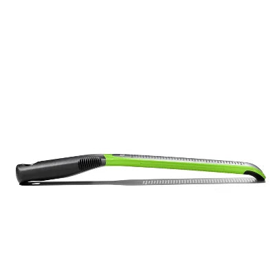 OXO Etched Zester: Stainless Steel Lemon & Garlic Grater, Soft-Grip Handle, Dishwasher-Safe, Green