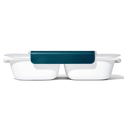 OXO Prep And Go 4.1c Divided Food Storage Container: Leakproof, Dishwasher & Microwave-Safe, Lunch Prep