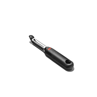 OXO Softworks Serrated Peeler: Stainless Steel Vegetable & Potato Peeler, Dishwasher-Safe, Black Handle, OXO Kitchen Tool