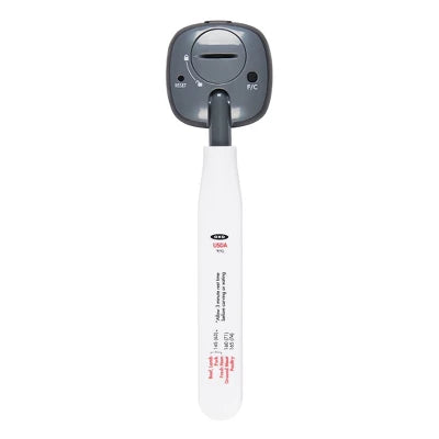OXO Digital Instant Read Thermometer: Quick Read Cooking Tool, Stainless Steel, -22 To 302°F, Includes Storage Sleeve