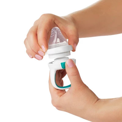 OXO TOT Silicone Self Feeder – 2pk – Pink/Teal