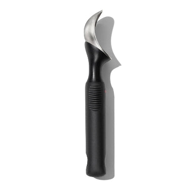 OXO Ice Cream Scoop: Top Rated Zinc Alloy, Dishwasher-Safe, Black Handle, 8.25″ Length, Lifetime Warranty