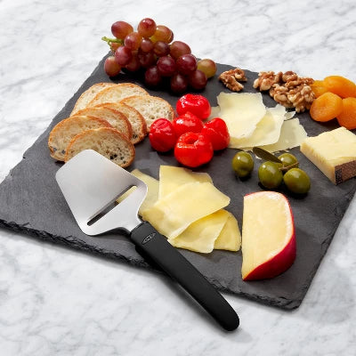 OXO Stainless Steel Plane Slicer: Cheese Slicer, Dishwasher-Safe, Black, Kitchen Tool, 8.5″ Height, 2.6″ Width