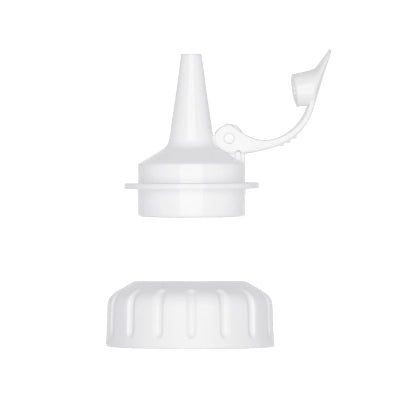 OXO 16oz Food Storage Bottle White: Plastic, Dishwasher-Safe, Condiment & Sauce Container, Includes Lid