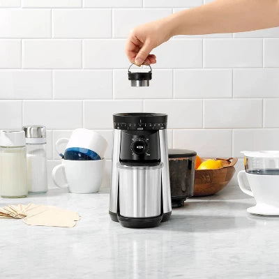 OXO BREW Conical Burr Coffee Grinder – Stainless Steel