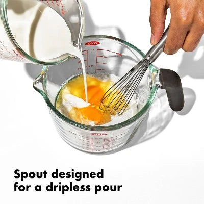 OXO 2c Glass Measuring Cup: Clear, Dishwasher-Safe, 2 Cup Capacity, Lifetime Limited Warranty