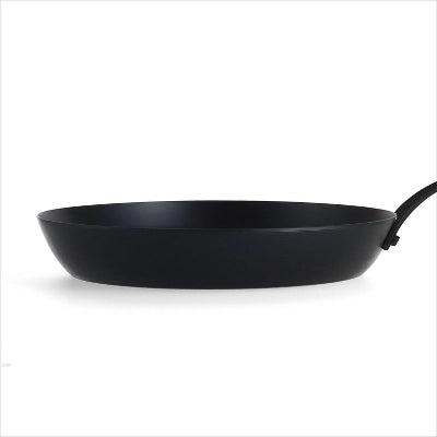 OXO 10″ Steel Open Frypan With Silicone Sleeve Black