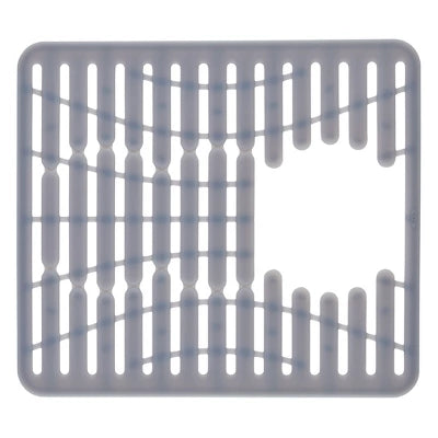 OXO 11.3″ X 12.8″ Silicone Sink Mat Gray: Kitchen Sink Protector & Dish Drying Mat, Machine Washable