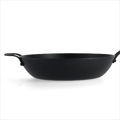 OXO 12″ Steel Open Wok With Silicone Sleeve Black
