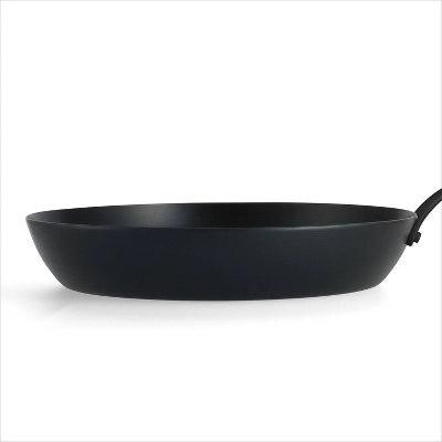 OXO 12″ Steel Open Frypan With Silicone Sleeve Black
