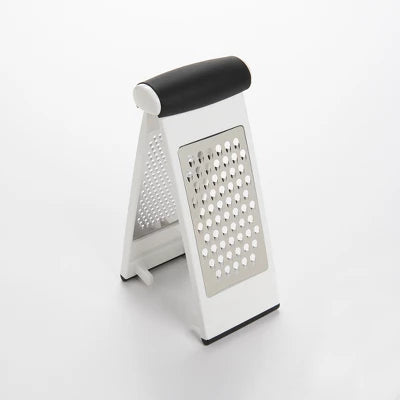 OXO Softworks Multi Grater: Stainless Steel Handheld Cheese & Food Grater, Soft-Grip Handle, Dishwasher-Safe, Black