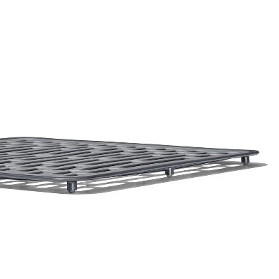 OXO Small Sink Mat: Gray Polypropylene Kitchen Sink Protector & Dish Drying Rack, Freestanding, Hand Wash, 12.25″ X 11.5″