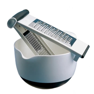 OXO Softworks Multi Grater: Stainless Steel Handheld Cheese & Food Grater, Soft-Grip Handle, Dishwasher-Safe, Black